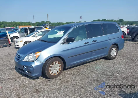 2010 Honda Odyssey Lx из США, поврежденный, VIN 5FNRL3H27AB089137